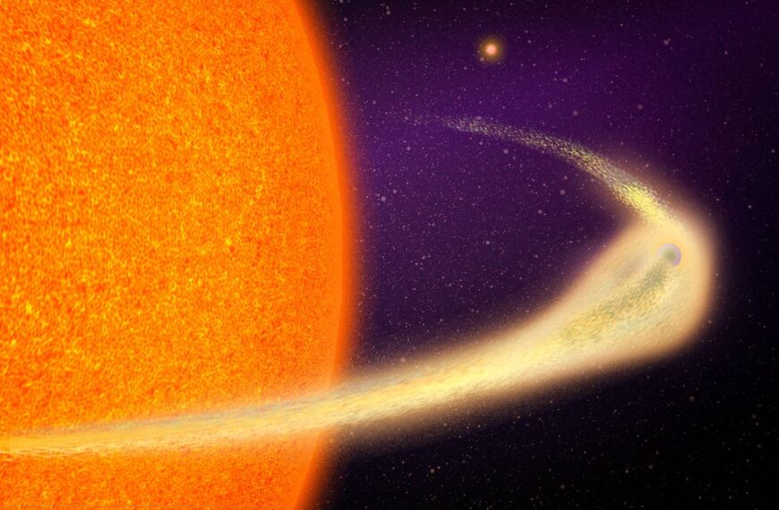 Εξωπλανήτης με ουρά διαλύεται ενώ είναι σε τροχιά γύρω από τον ήλιο του