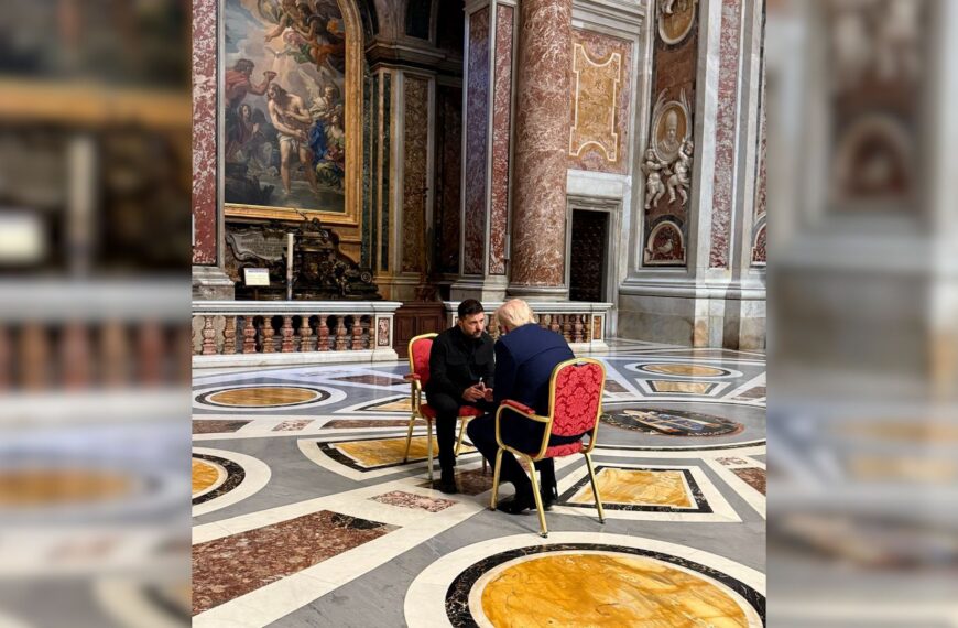 Το ιστορικό τετ-α-τετ Τραμπ – Ζελένσκι στο Βατικανό για τον τερματισμό του&hellip;