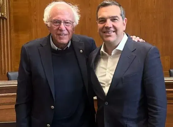 Με τον Μπέρνι Σάντερς συναντήθηκε ο Αλέξης Τσίπρας