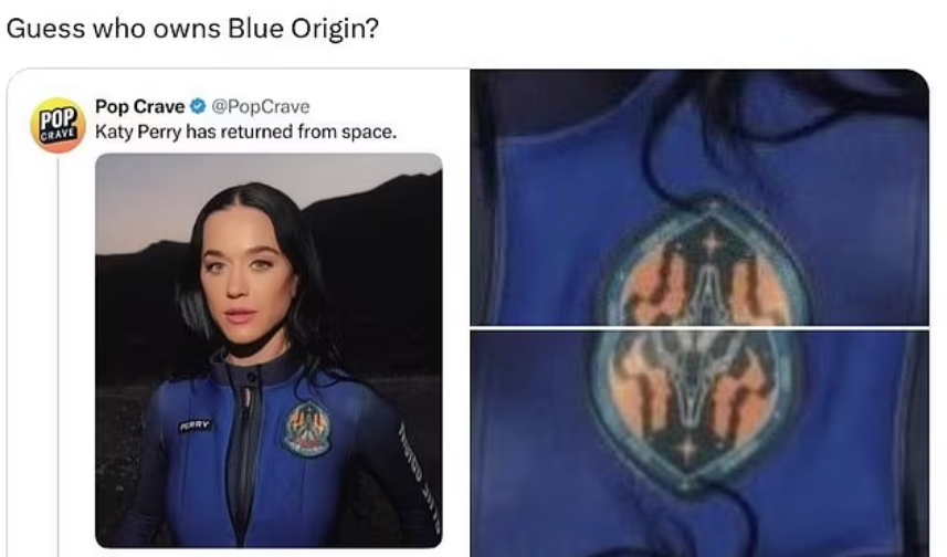 Θεωρίες συνωμοσίας για την Katy Perry και την Blue Origin: Διαστημική αποστολή ή «σατανιστική τελετή»;