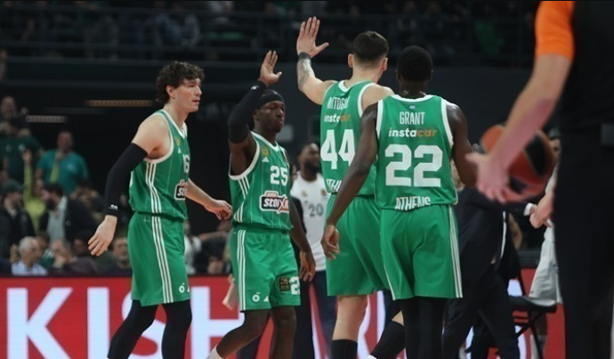 Για το 3-1 επί της Εφές και την πρόκριση στο 12ο φάιναλ φορ της Ιστορίας του ο Παναθηναϊκός