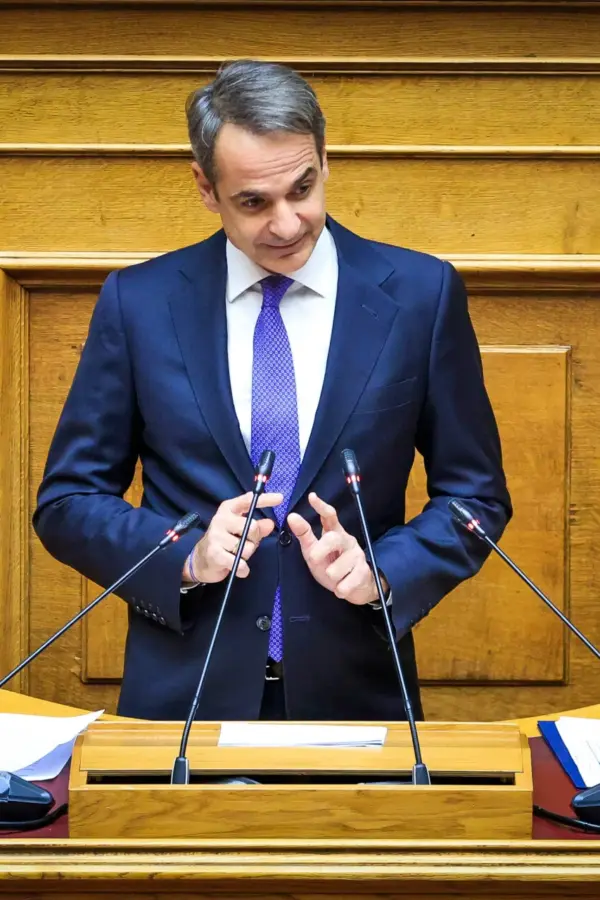 Ο Κυριάκος Μητσοτάκης στη Βουλή για τα θέματα εξωτερικής πολιτικής