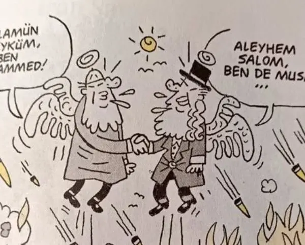 Οργή Ερντογάν και συλλήψεις γελοιογράφων για το σκίτσο με τον Μωάμεθ και τον Μωυσή