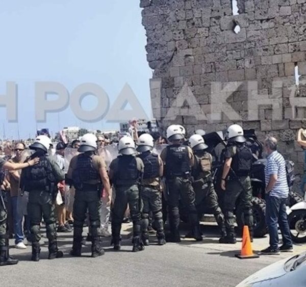 Ένταση και προσαγωγές στη Ρόδο για το «Crown Iris»