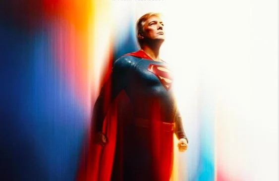 Ο Λευκός Οίκος παρουσιάζει τον Τραμπ ως Superman