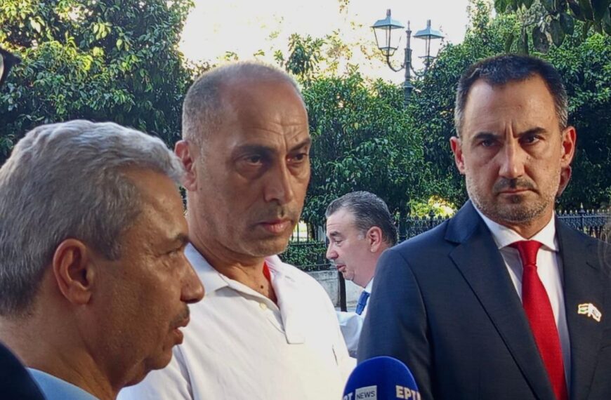 Αλέξης Χαρίτσης: «Η θέση μου στο πλευρό της Παλαιστίνης» – Αποχώρησε από τη δεξίωση στο προεδρικό μέγαρο