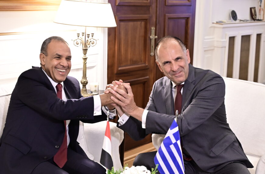 Συνάντηση Γεραπετρίτη – Αμπντελατί: Διαβεβαιώσεις Αιγύπτου για τη Μονή Σινά