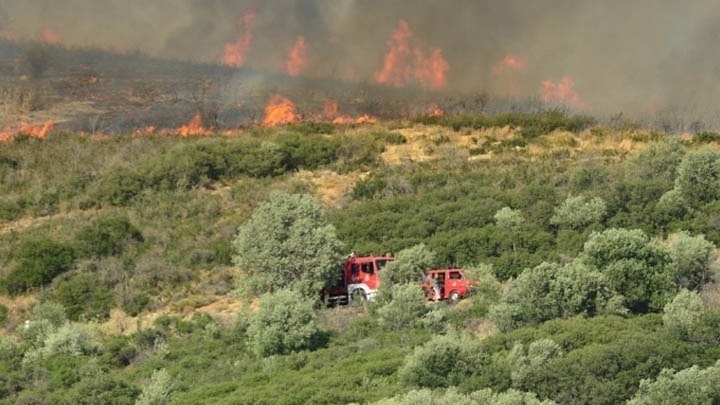 Φωτιά στο Χορτιάτη Θεσσαλονίκης
