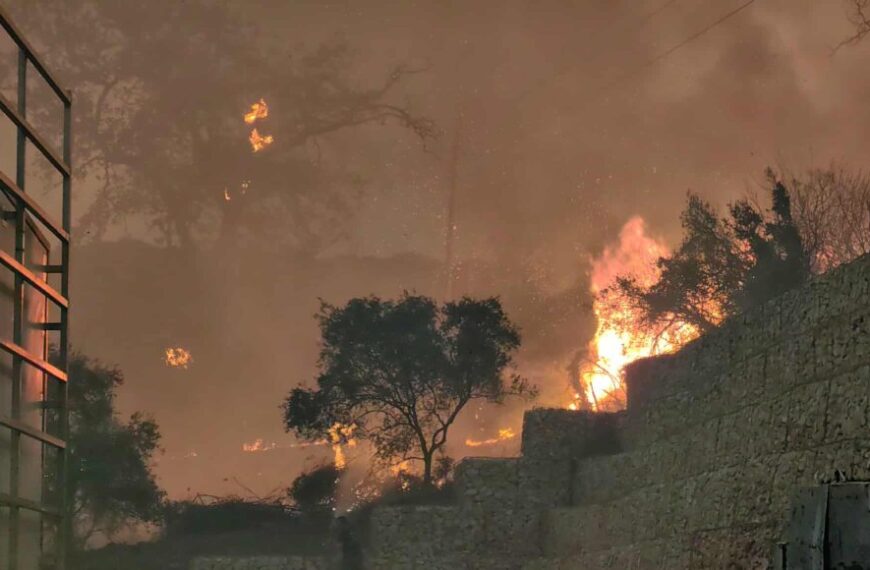 Πύρινη κόλαση στην Αχαΐα – Τρία μέτωπα γύρω από την Πάτρα, εκκενώσεις και καταστροφές