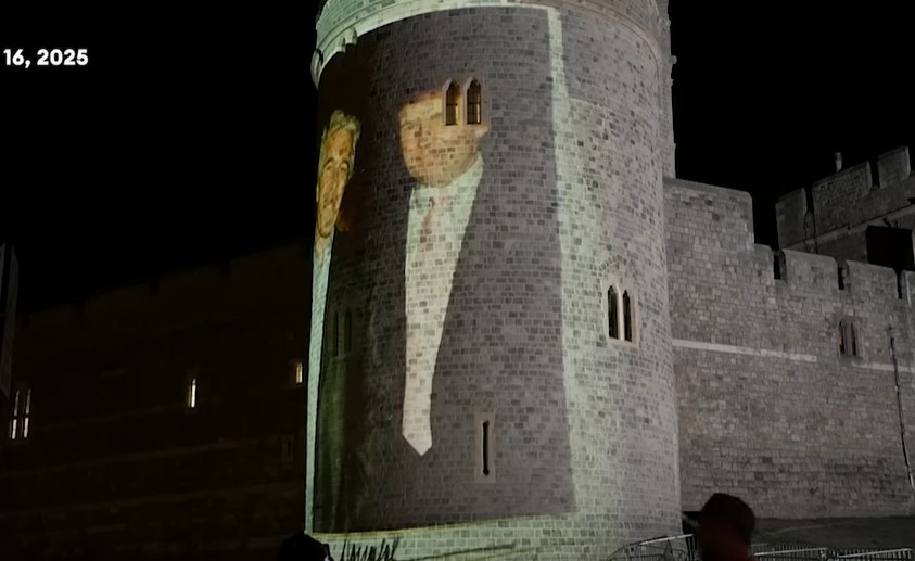 Προβολές με τον Έπσταϊν στο Κάστρο του Ουίνδσορ λίγο πριν την άφιξη&hellip;