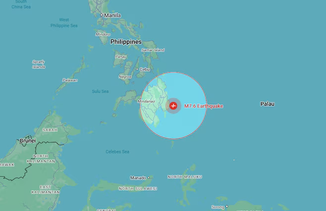 Σεισμός 7,5 Ρίχτερ στις Φιλιππίνες: Προειδοποιήσεις για τσουνάμι και μαζικές εκκενώσεις