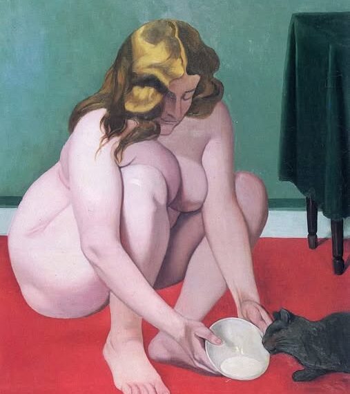 Γυναίκα και γάτα