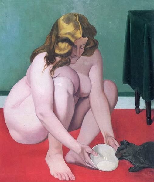 Γυναίκα και γάτα