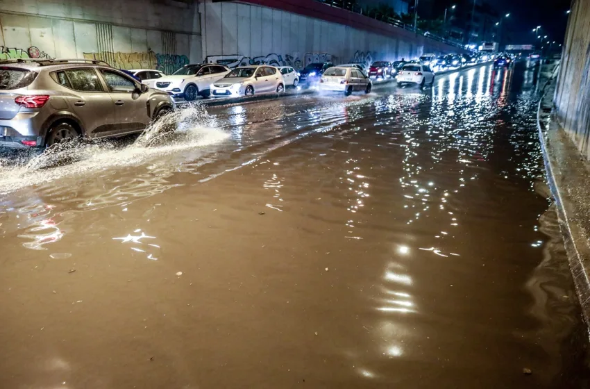 Κακοκαιρία Byron: Χάος! – Σφοδρές βροχοπτώσεις και συνεχόμενοι…