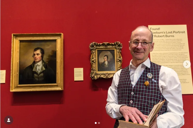 To πορτρέτο του θρυλικού βάρδου Ρόμπερτ Μπερνς επιστρέφει στη Σκωτία