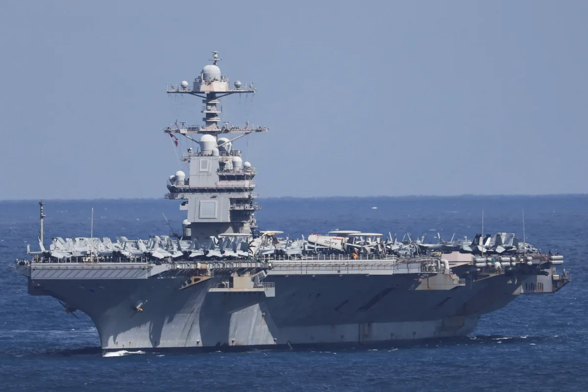 USS Gerald R. Ford: Το μεγαλύτερο αεροπλανοφόρο στον κόσμο στη Σούδα εν μέσω&hellip;
