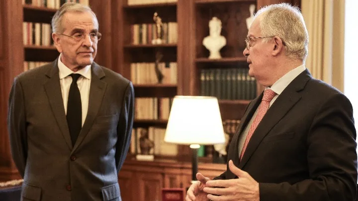 O ΠτΔ Κωνσταντίνος Τασούλας συναντήθηκε με τον πρώην πρωθυπουργό Αντώνη Σαμαρά