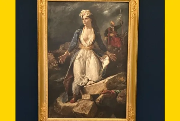 Στο Μεσολόγγι ο πίνακας του Ντελακρουά «Η Ελλάδα στα ερείπια&hellip;