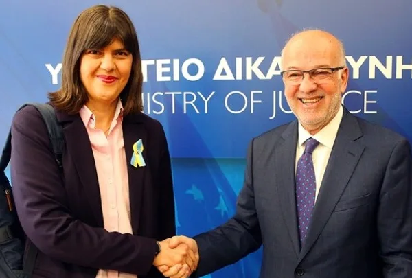 Έφτασε στην Αθήνα η Κοβέσι: Στο τραπέζι η ενίσχυση της Ευρωπαϊκής Εισαγγελίας