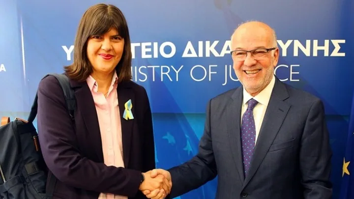 Έφτασε στην Αθήνα η Κοβέσι: Στο τραπέζι η ενίσχυση της Ευρωπαϊκής Εισαγγελίας