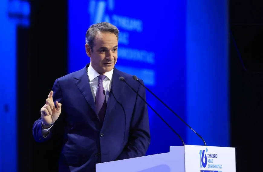 Ο Κυριάκος Μητσοτάκης στο 16ο Συνέδριο της ΝΔ: μήνυμα σταθερότητας και τρίτης&hellip;