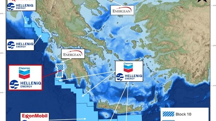 Chevron και HELLENiQ ENERGY επεκτείνουν τη συνεργασία τους στην ελληνική ΑΟΖ