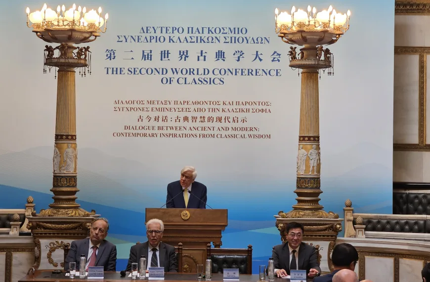 Παυλόπουλος: Κρίσιμα σύγχρονα διδάγματα που απορρέουναπό την κλασική σοφία των Παλαίφατων Πολιτισμών Ελλάδας και Κίνας