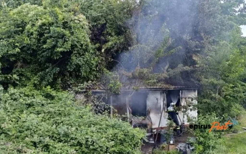Τραγωδία στην Κόνιτσα Ιωαννίνων: Τέσσερις νεκροί από φωτιά σε κοντέινερ