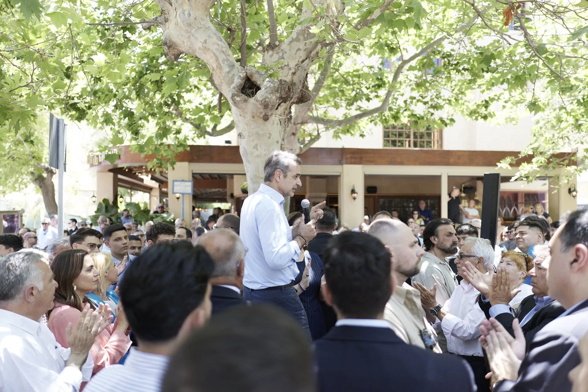 Μητσοτάκης από τη Ρόδο: σταθερότητα, αυτοδυναμία και «τελική ευθεία» προς τις εκλογές του 2027