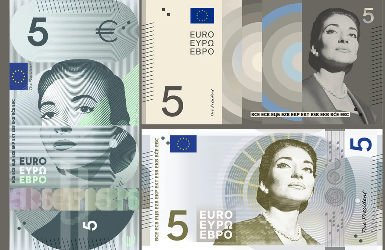 Η Μαρία Κάλλας στο νέο 5€