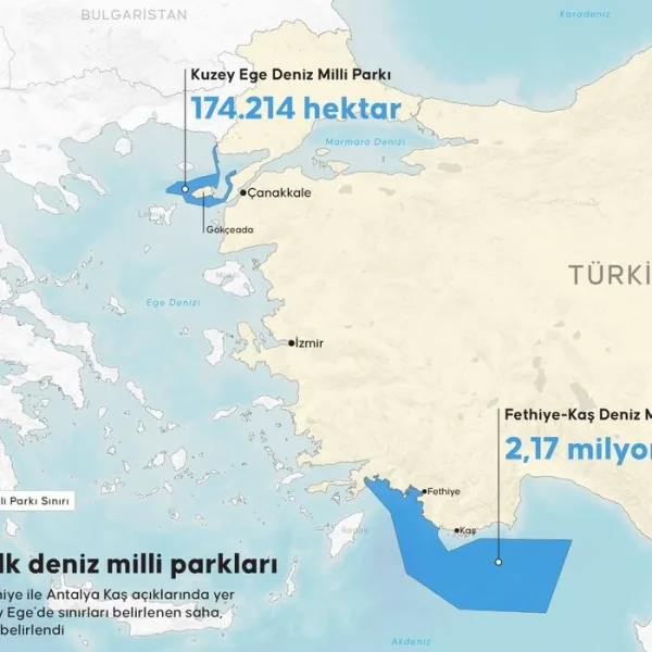 Τουρκία: Το Anadolu δημοσίευσε χάρτη με τα θαλάσσια πάρκα που περικυκλώνουν το&hellip;