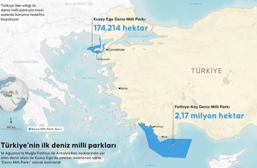 Τουρκία: Το Anadolu δημοσίευσε χάρτη με τα θαλάσσια πάρκα που περικυκλώνουν το&hellip;