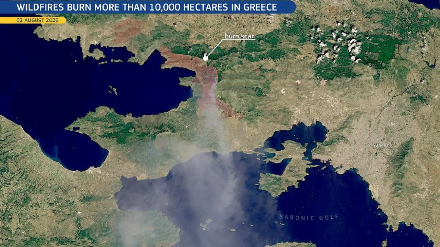 Βιβλική καταστροφή: Πάνω από 480.000 στρέμματα καμένα στη Δυτική Αττική από το 2018