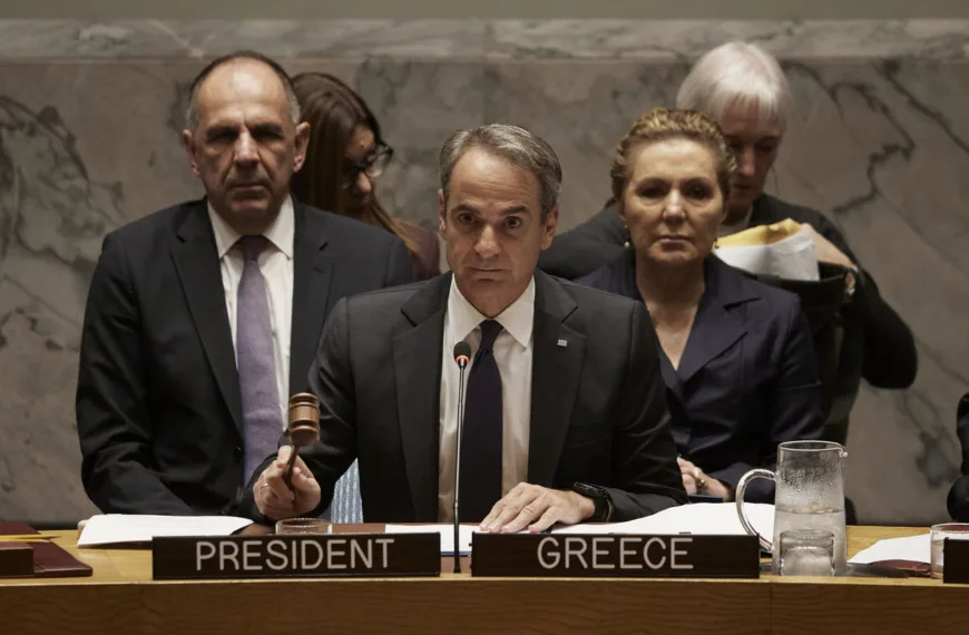 Τουρκολιβυκό μνημόνιο: Η ελληνοτουρκική αντιπαράθεση στο Συμβούλιο Ασφαλείας του ΟΗΕ – Οι χάρτες Μητσοτάκη και η απάντηση της Τουρκίας