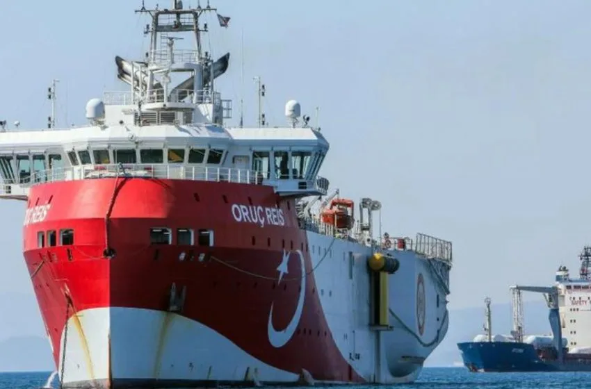 Ορούτς Ρέις: Νέα τουρκική Navtex για τον αγωγό φυσικού αερίου στα Κατεχόμενα