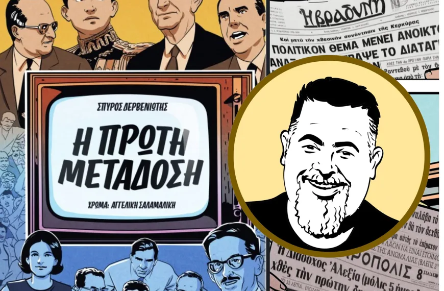 Η γέννηση της ελληνικής τηλεόρασης σε κομικ